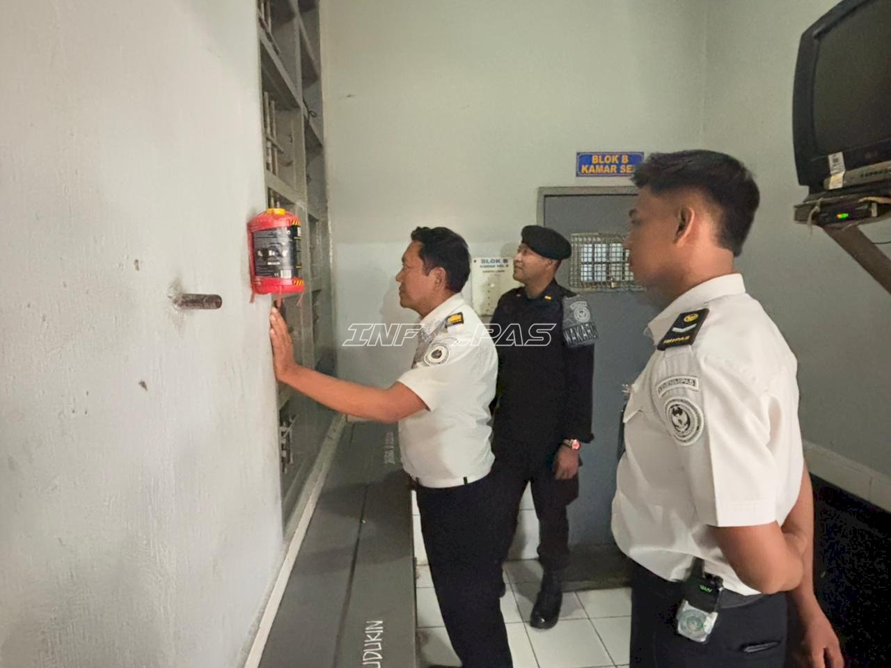 Kontrol Keliling, Rutan Tanjung Perkuat Disiplin dan Pengawasan
