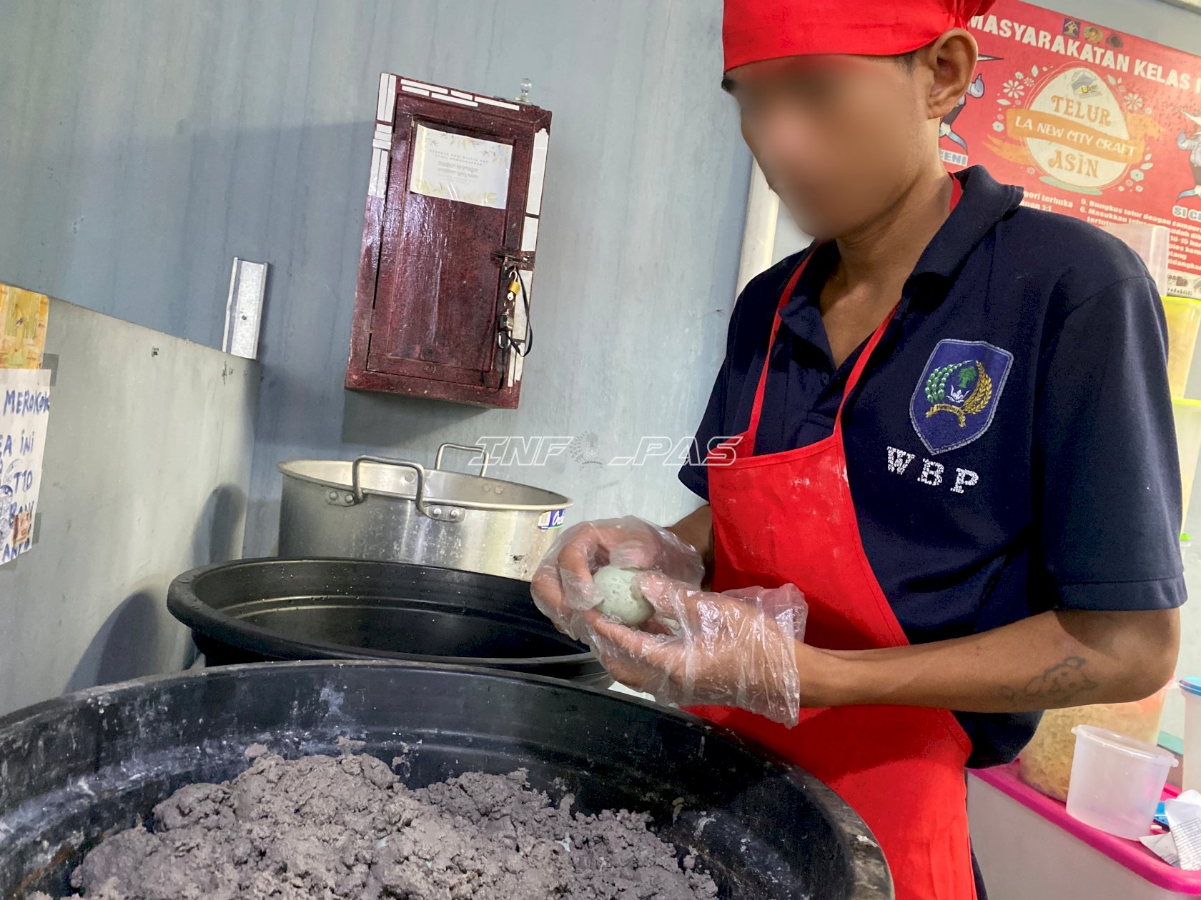 Lapas Kotabaru Perkuat Kemandirian lewat Telur Asin La New City