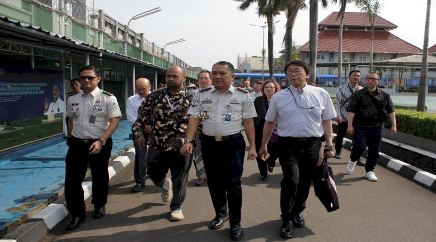 Lapas Narkotika Jakarta dan Bapas Jakarta Barat Sambut Kunjungan Delegasi Japan Hogoshi Federation