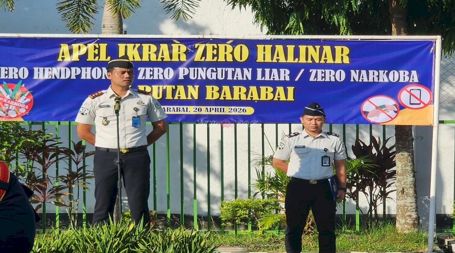 Rutan Barabai Tegaskan Komitmen Zero Handphone, Pungli, dan Narkoba