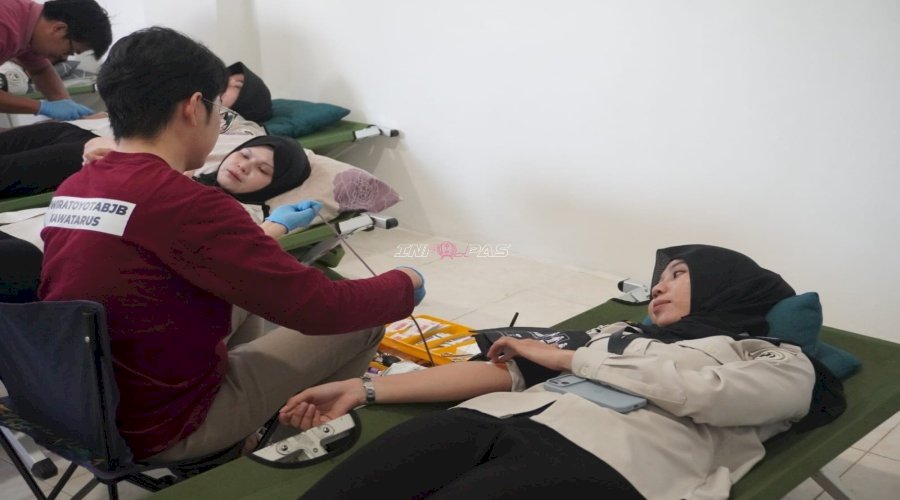 Lapas Banjarbaru Gelar Donor Darah dan Pemeriksaan Kesehatan Gratis bagi Petugas dan Masyarakat
