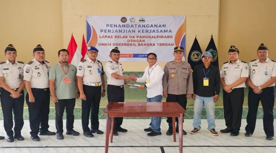  Gandeng Green Soil, Kompos Lapas Pangkalpinang Siap Bersaing di Pasar  