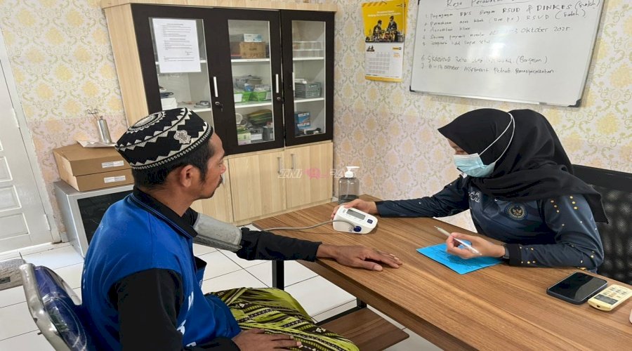 Lapas Tanjung Optimalkan Pelayanan Kesehatan Warga Binaan melalui Klinik Bersinar