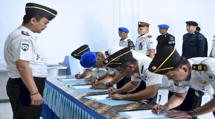 Komitmen Bersih dan Berintegritas, Lapas Muara Tebo Gaungkan Ikrar Komitmen Zero Halinar