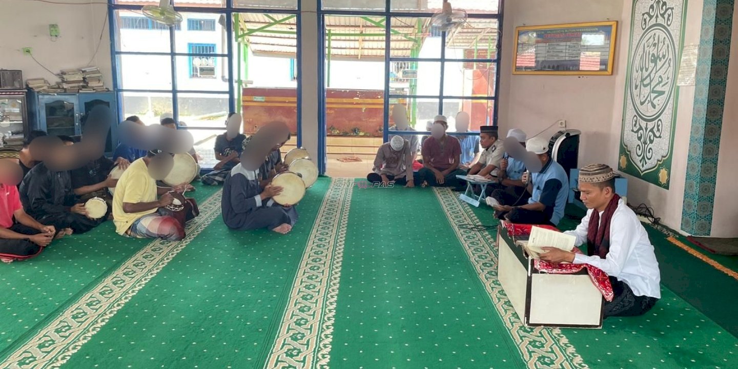 Tingkatkan Kualitas Ibadah, Rutan Marabahan Hadirkan Ceramah Agama bersama Kemenag Kab. Batola