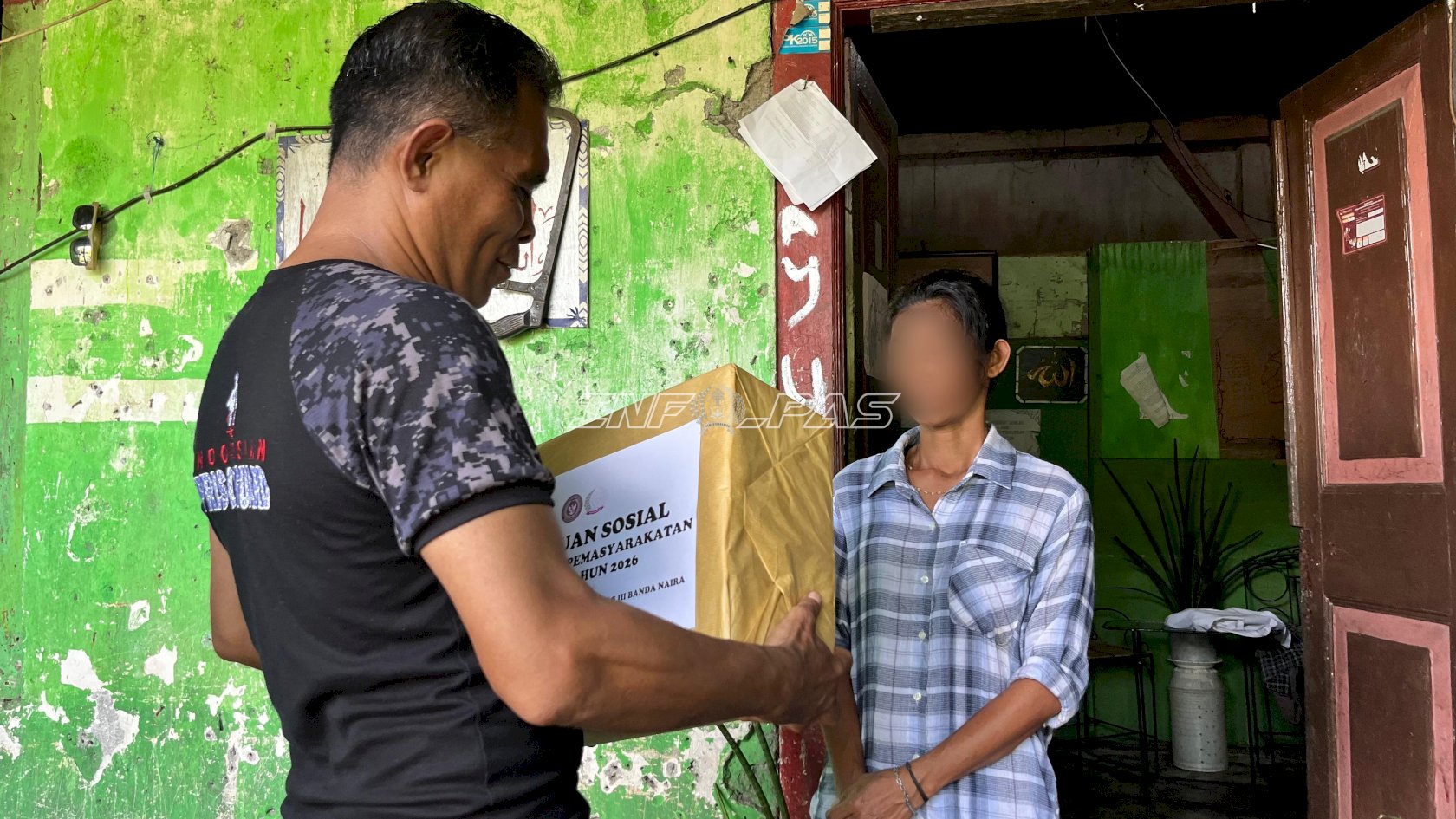 Sambut HBP Ke-62, Lapas Bandanaira Salurkan Bansos kepada Masyarakat