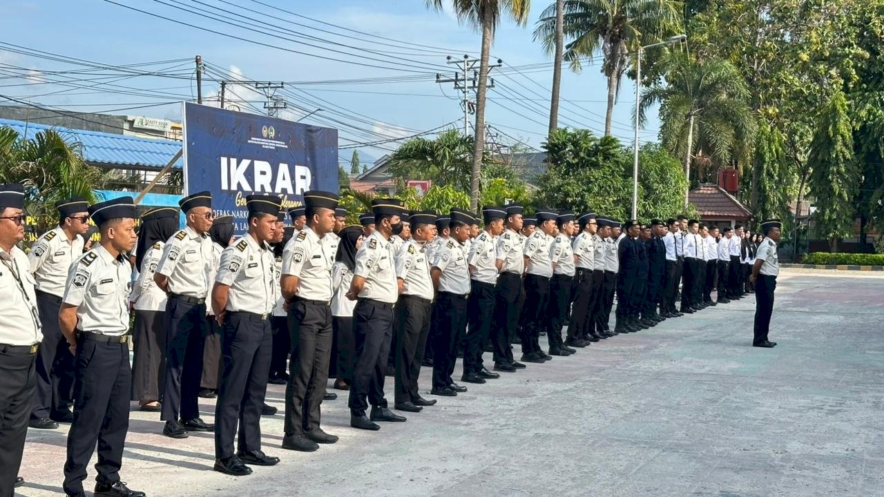 Ikrar Bersama, Lapas Palu Tegaskan Perang Lawan Halinar