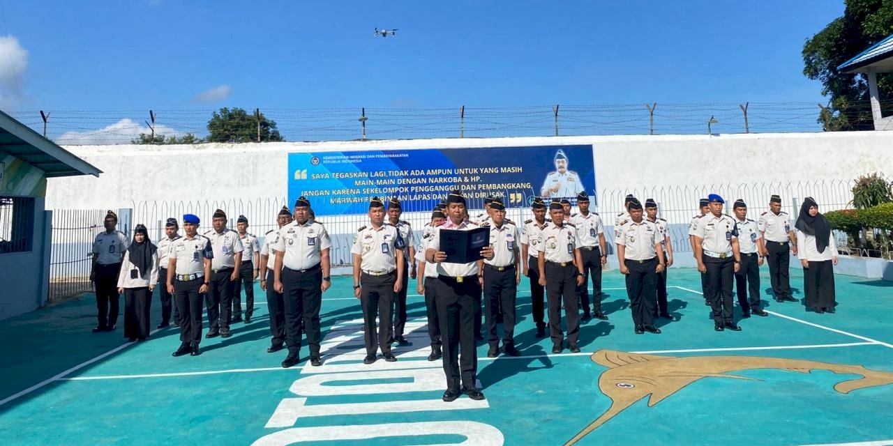 Tegaskan Integritas, Lapas Kotabaru Deklarasikan Zero Halinar