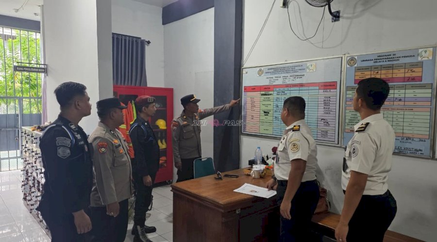 Cegah Gangguan Kamtib, Lapas Pemuda Madiun Terima Tilik Sambang dari Polres Madiun Kota