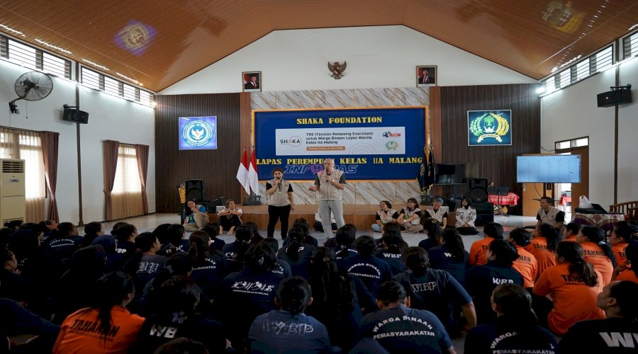 Lapas Perempuan Malang Fasilitasi Kegiatan TRE Onsite bersama Shaka Foundation