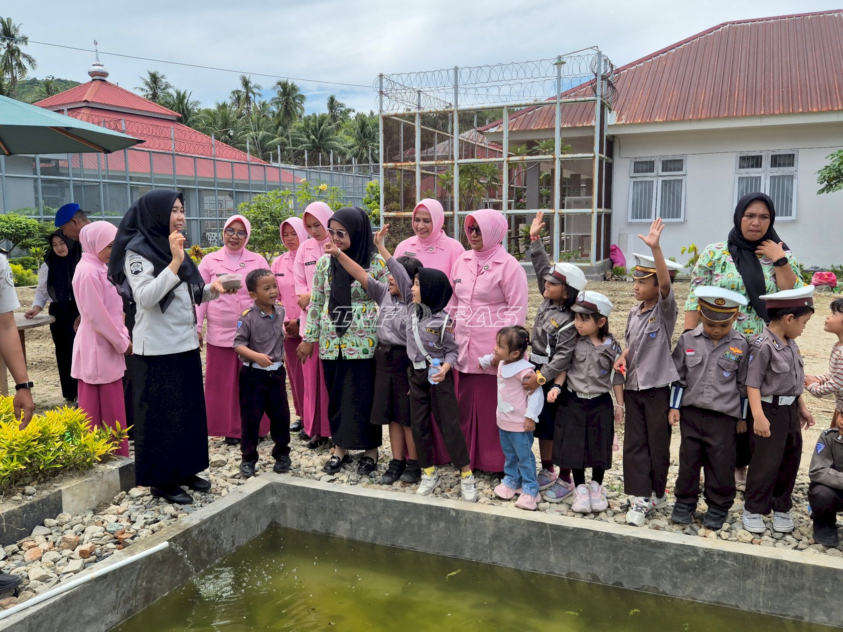 Edukasi Sejak Dini, Rutan Donggala Terima Kunjungan Siswa TK Kemala Bhayangkari