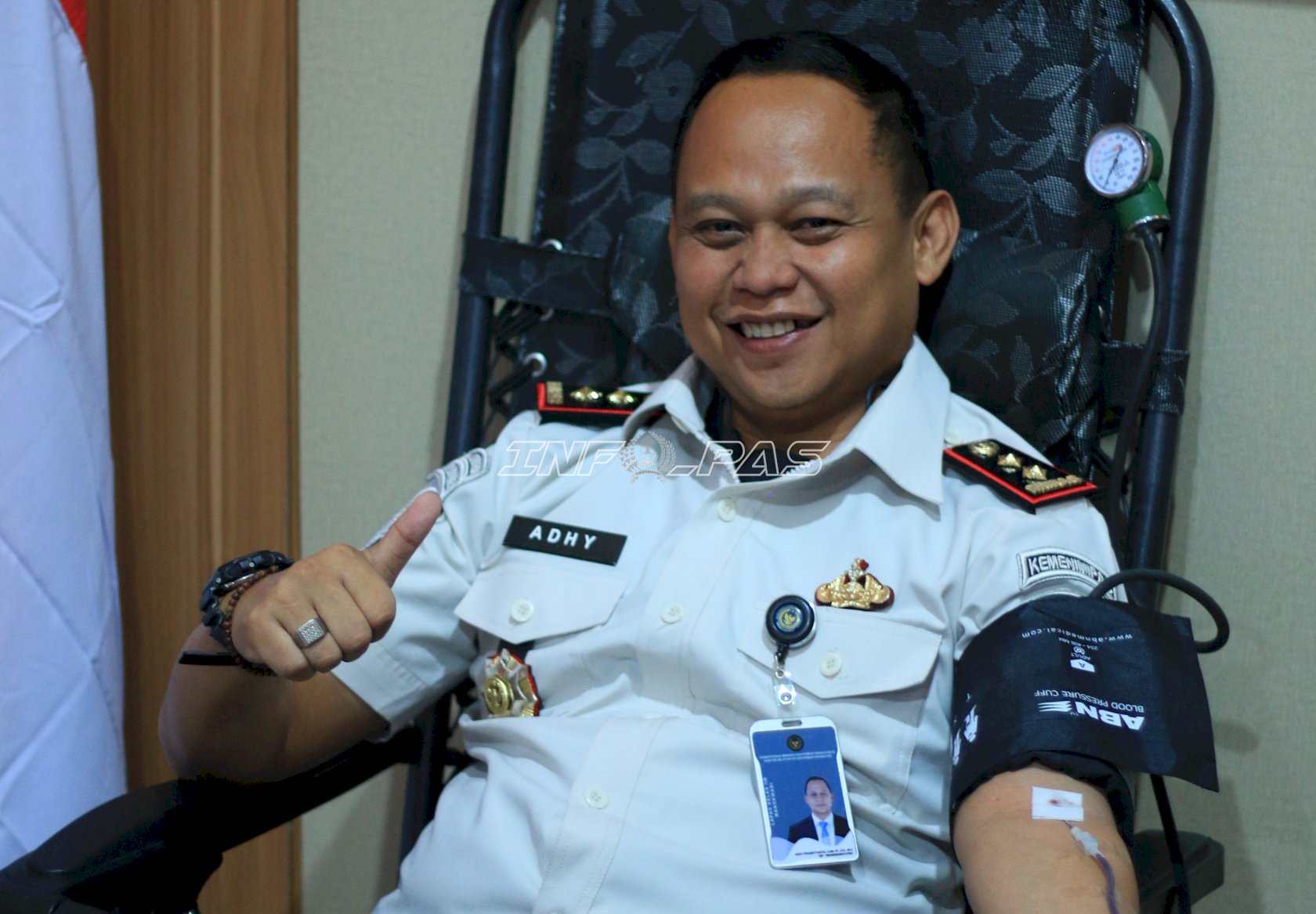 Pemasyarakatan Papua Barat Salurkan 42 Kantong Darah untuk Warga Manokwari