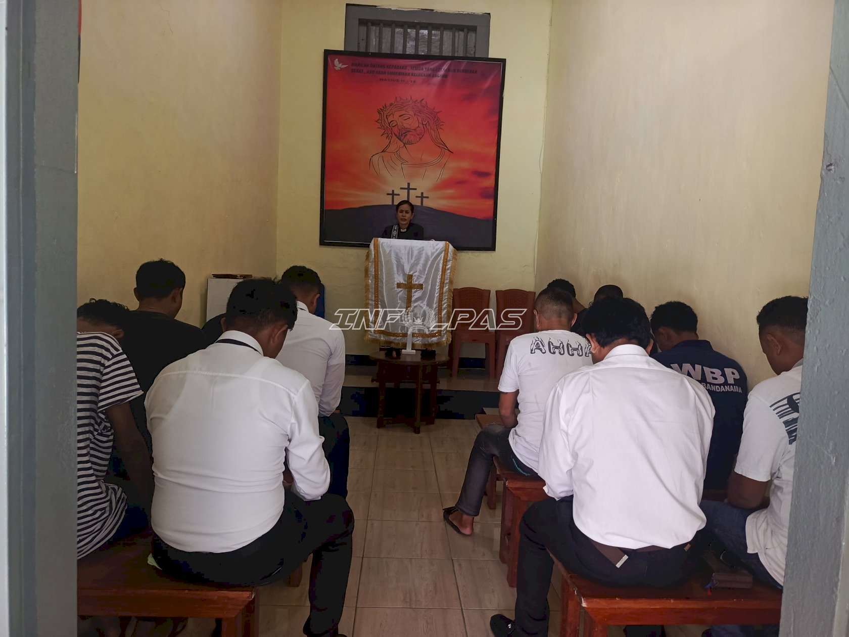 Bangun Karakter dan Harapan, Lapas Bandanaira-GPM Naira Gelar Pembinaan Kerohanian Kristen