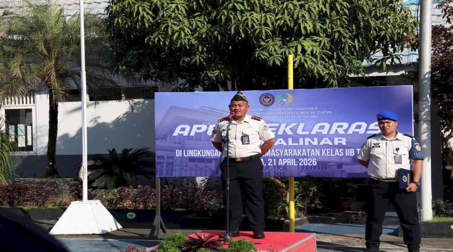 Lapas Tanjung Tegaskan Komitmen Zero Halinar 