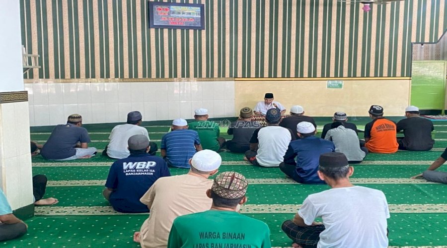 Lapas Banjarmasin Bina Spiritual Warga Binaan lewat Kajian Tadabbur Al-Qur’an 