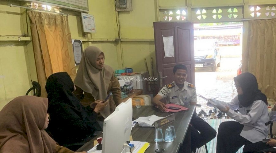 PK Bapas Amuntai Gali Data Litmas Klien lewat Home Visit 