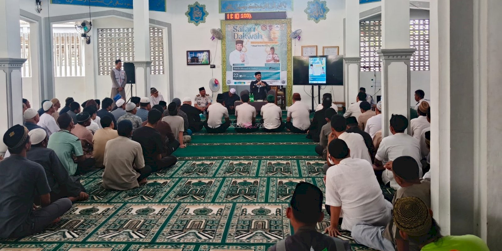 Lapas Pangkalpinang Sambut Safari Dakwah Habib Ahmad Al Habsyi, Sentuh Hati Warga Binaan 