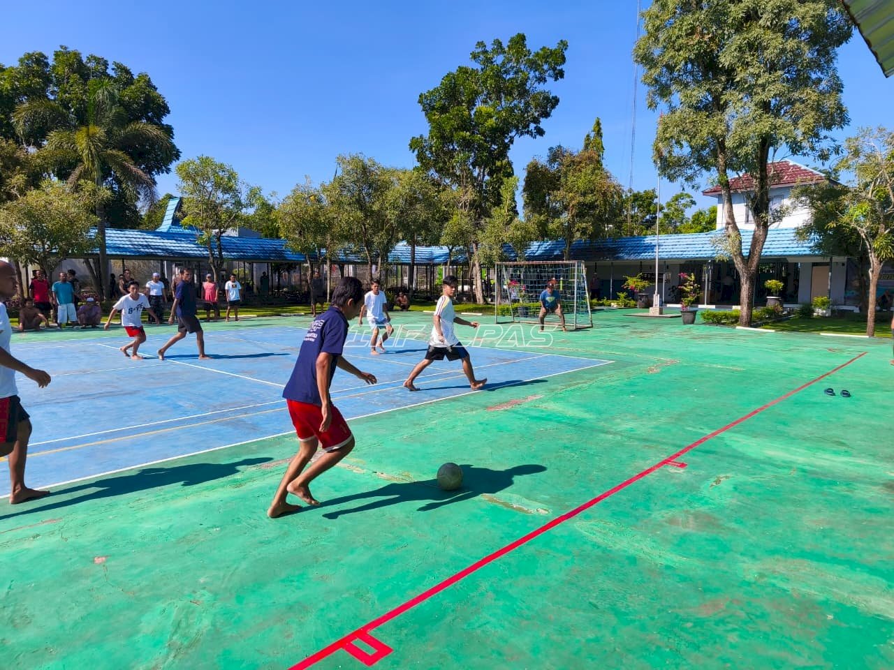 Turnamen Futsal Warga Binaan Semarakkan HBP Ke-62 di Lapas Narkotika Karang Intan