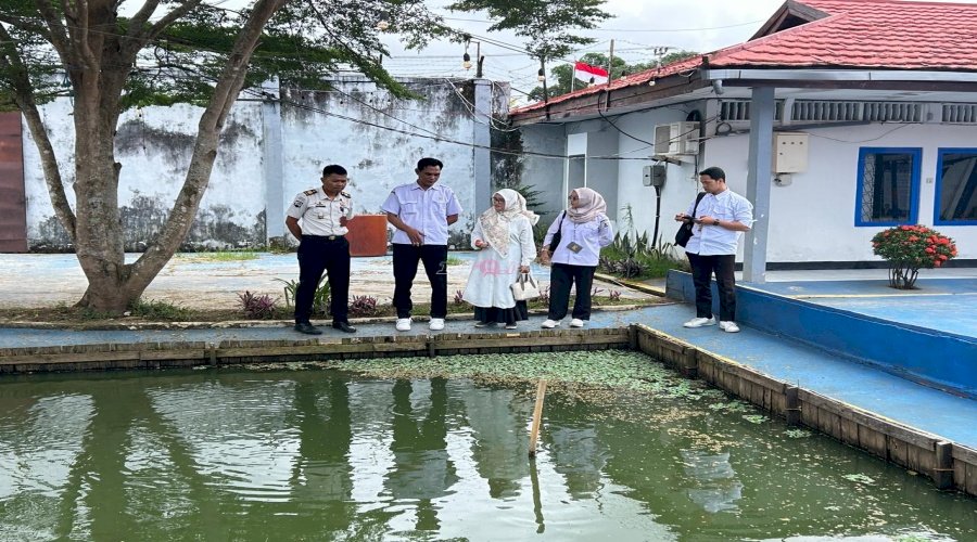 Gandeng DKPP Kab. Barito Kuala, Rutan Marabahan Optimalkan Budidaya Ikan Nila 
