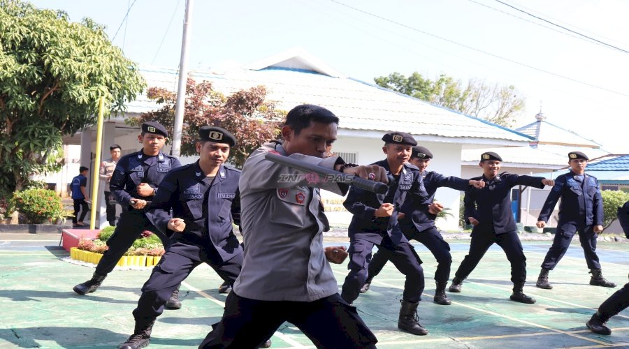Sinergi Lapas Tanjung dan Polres Tabalong Gelar Pelatihan Pengamanan Taktis