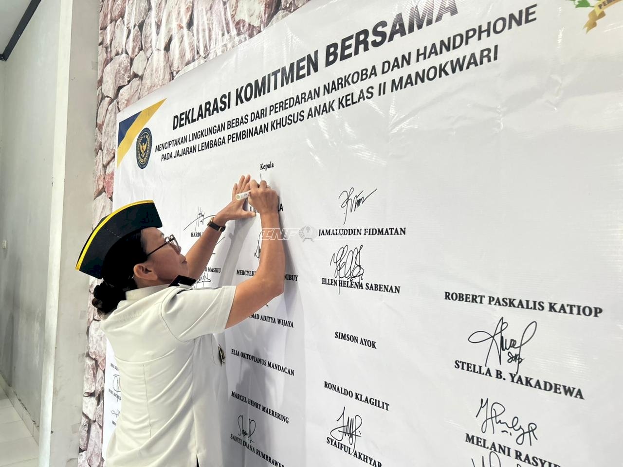 LPKA Manokwari Deklarasi Zero Halinar, Perkuat Integritas dan Komitmen Bersama