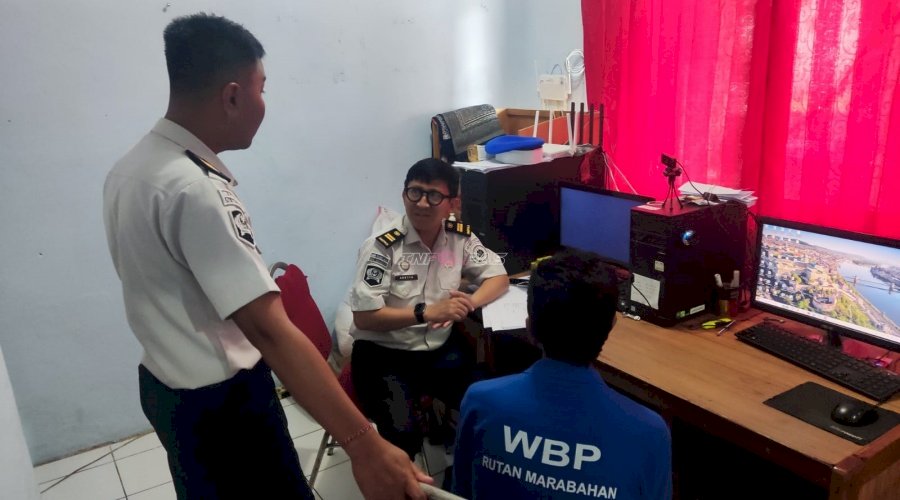 PK Bapas Banjarmasin Lakukan Litmas Usulan PB Narapidana Rutan Marabahan