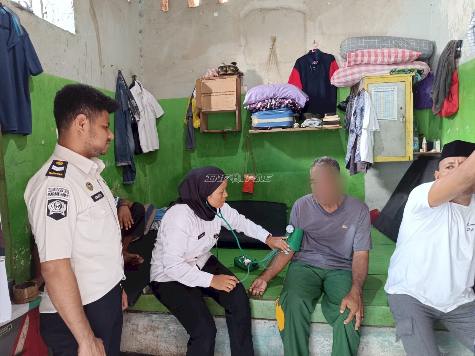 Intensifkan Layanan Perling, Lapas Wahai Fokus Pantau Kesehatan Warga Binaan