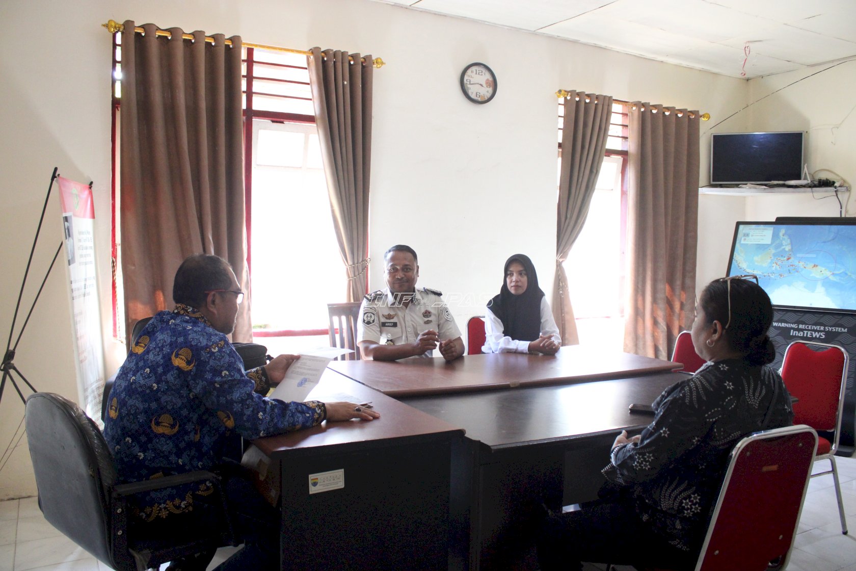 Lapas Piru Perkuat Kesiapsiagaan Bencana, Jalin Koordinasi dengan BPBD SBB