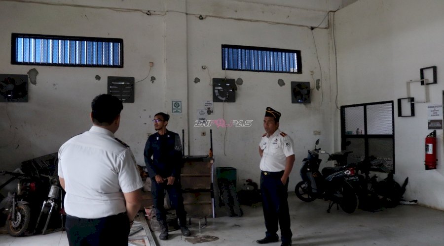 Pastikan Program Berjalan Optimal, Kalapas Batulicin Tinjau Pujasera dan Aktivitas BLK