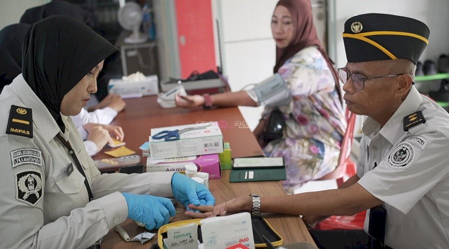 LPKA Martapura Gelar Cek Kesehatan Gratis untuk Petugas, Masyarakat dan Orang Tua Anak Binaan
