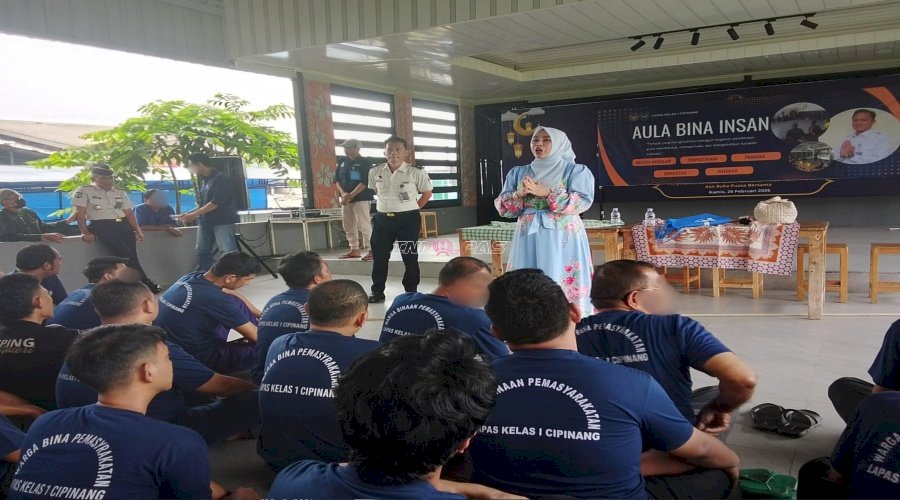 Perkuat Pembinaan Karakter, Lapas Kelas I Cipinang Dorong Warga Binaan Bangkit lewat Sesi Motivasi