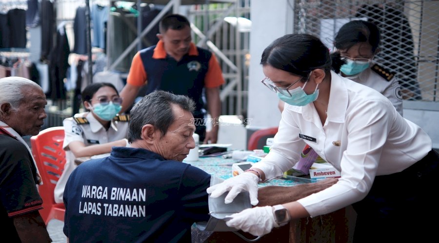 Layanan Jemput Bola, “Sambang Sehat” Sentuh Warga Binaan Lapas Tabanan