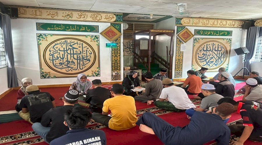 Tahsin Al-Qur’an Jadi Sarana Pembinaan Spiritual dan Perbaikan Diri Warga Binaan Rutan Tanjung 