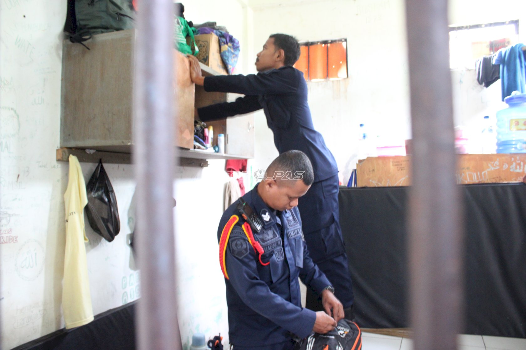 Lapas Piru Gelar Razia Kamar Hunian, Perkuat Deteksi Dini Gangguan Kamtib