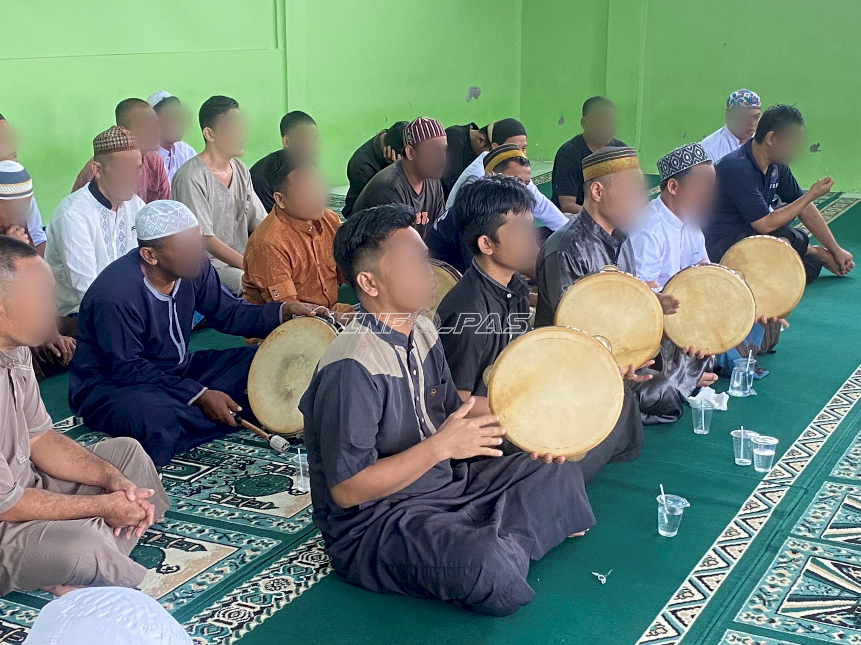 Perkuat Pembinaan Rohani, Lapas Kotabaru Gelar Maulid Habsyi bagi Warga Binaan