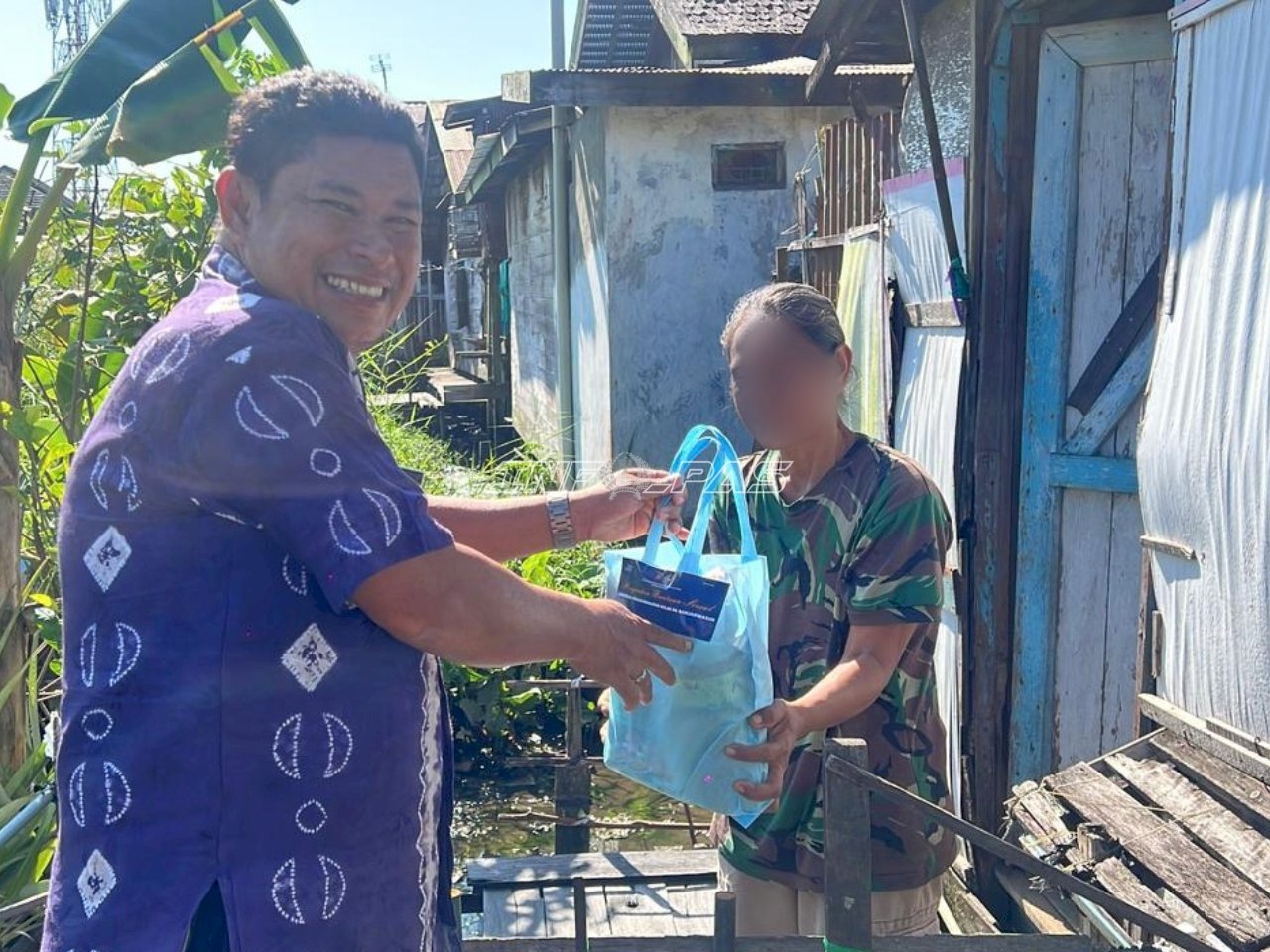 Salurkan 50 Paket Bansos, Lapas Banjarmasin Hadir di Tengah Masyarakat