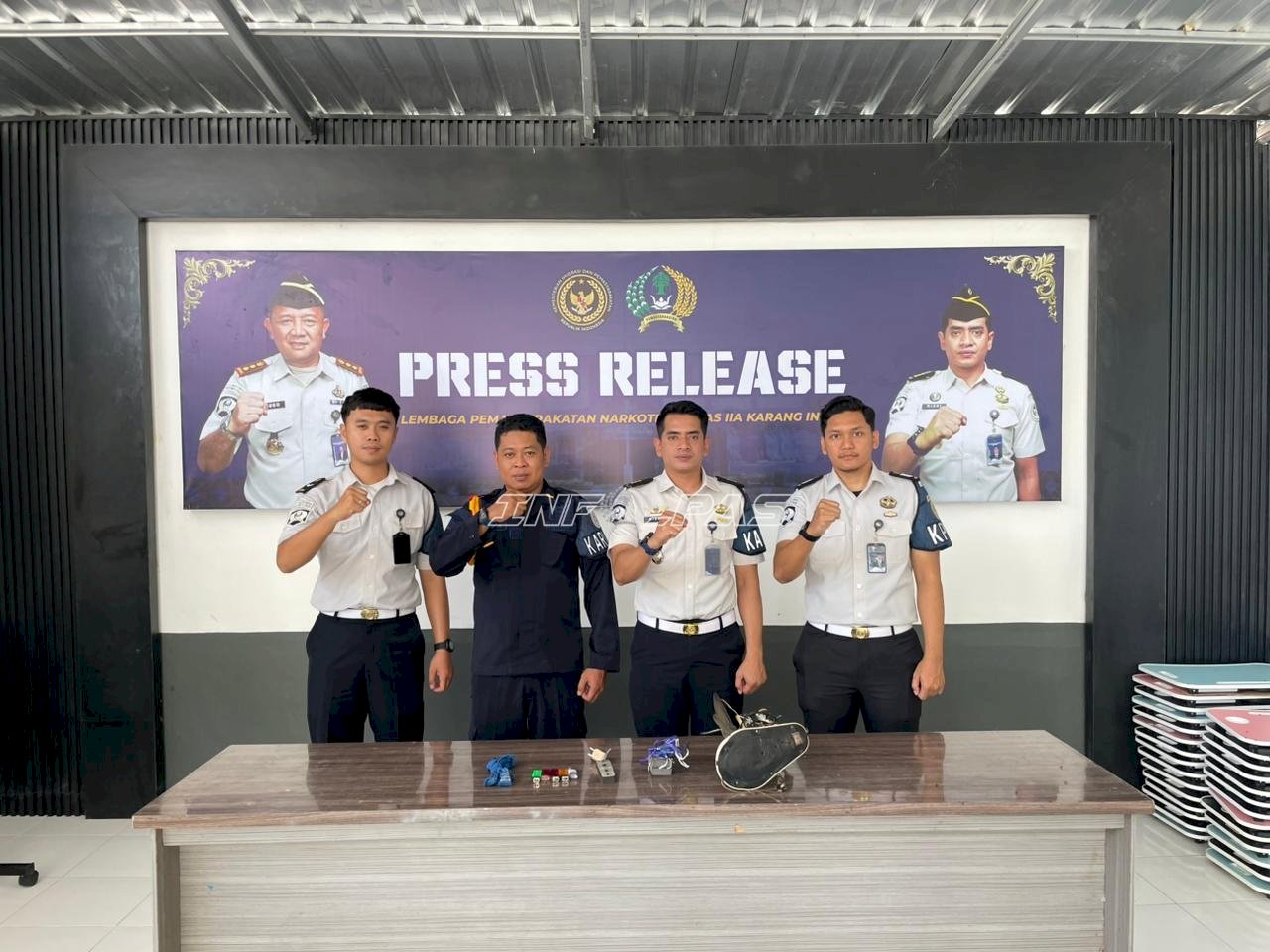 Geledah Kamar Hunian, Lapas Narkotika Karang Intan Perkuat Keamanan