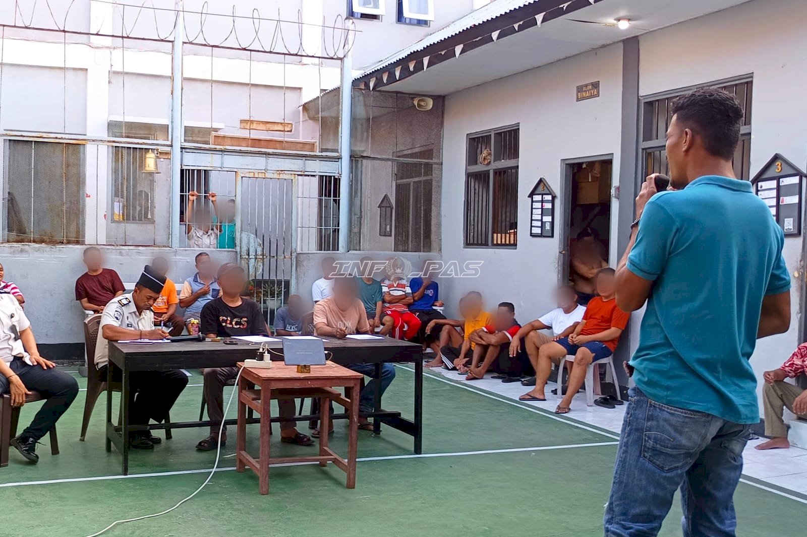 Suara Emas Warga Binaan Bergema, Lapas Wahai Meriahkan HBP Ke-62 dengan Lomba Karaoke