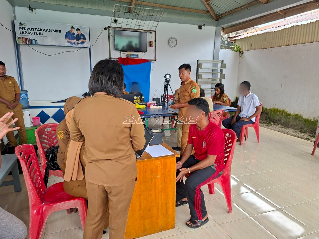 Lapas Tual Pastikan Validitas Data Warga Binaan Lewat Layanan Adminduk Terpadu