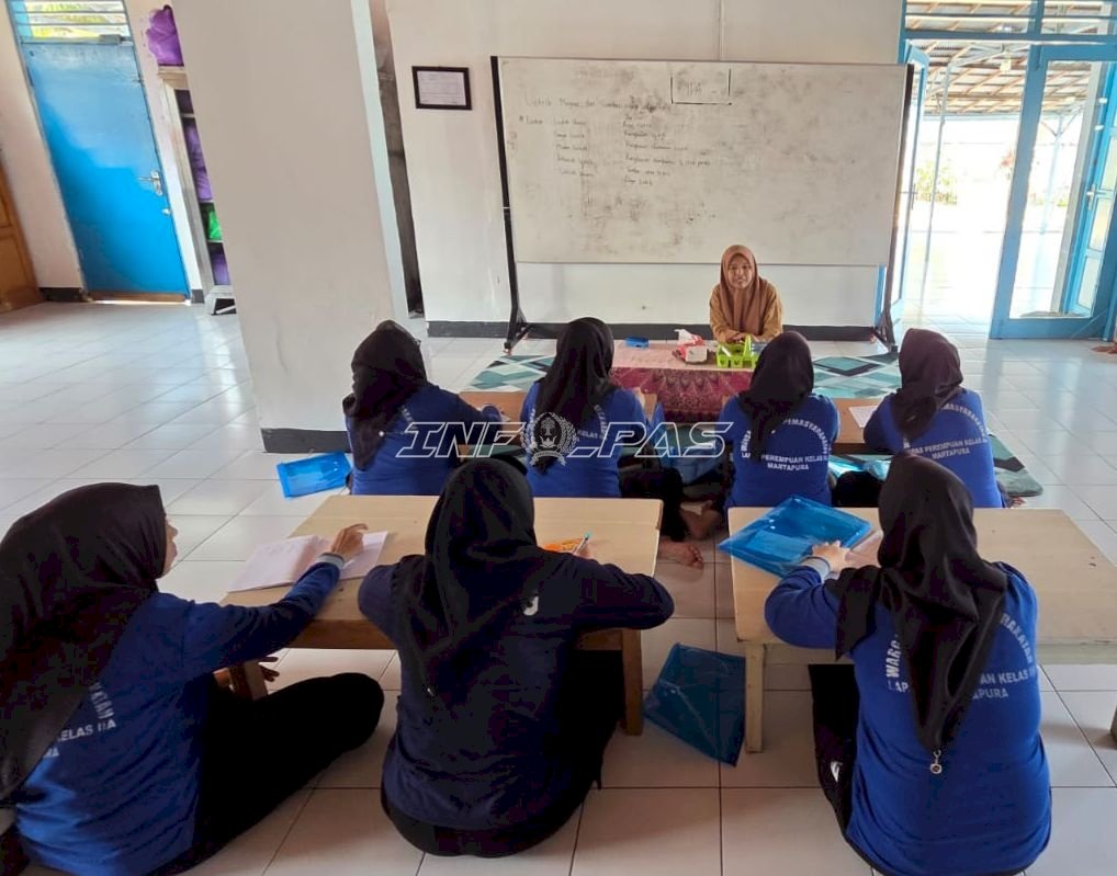 Bekal Reintegrasi, Warga Binaan Lapas Perempuan Martapura  Ikuti Pendidikan Kesetaraan Paket B dan C