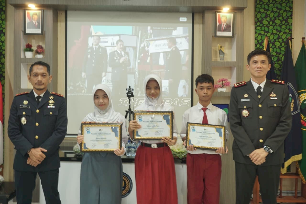 Serahkan Bantuan UMKM, Beasiswa, dan Penghargaan, Lapas Tanjungpandan Perkuat Sinergi di Puncak HBP Ke-62