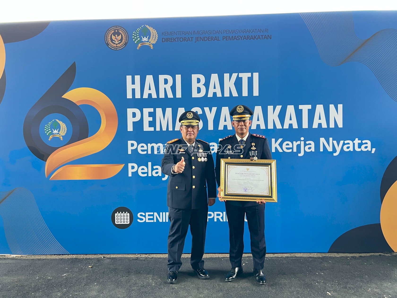 Kakanwil Ditjenpas Kalsel Apresiasi Lapas Banjarbaru Raih Dapur Sehat Terbaik 2026