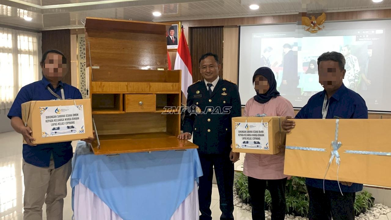Lapas Cipinang Wujudkan Kepedulian Sosial melalui Bantuan Usaha dan Beasiswa di HBP Ke-62