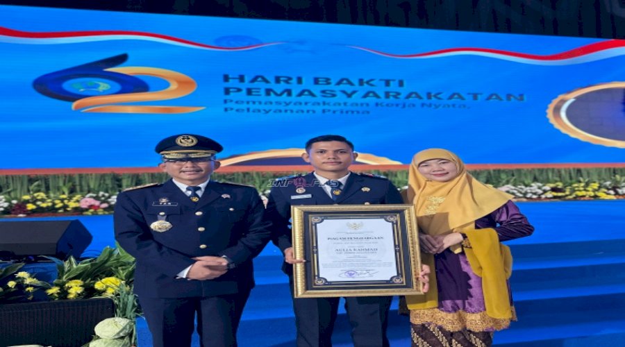 Petugas Pemasyarakatan Aceh Raih Peringkat I Petugas Berprestasi Tingkat Nasional pada HBP Ke-62