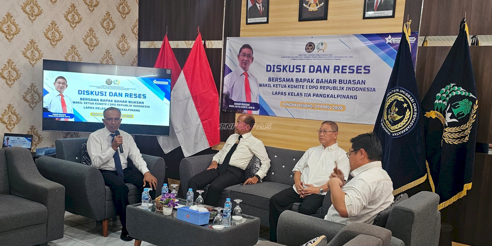 Lapas Pangkalpinang dan DPD RI Bahas Implementasi UU Pemasyarakatan