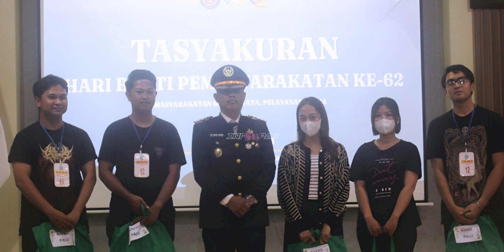 Kanwil Ditjenpas Sulteng Salurkan Gerobak Usaha, Bansos, dan Apresiasi Kinerja pada HBP Ke-62