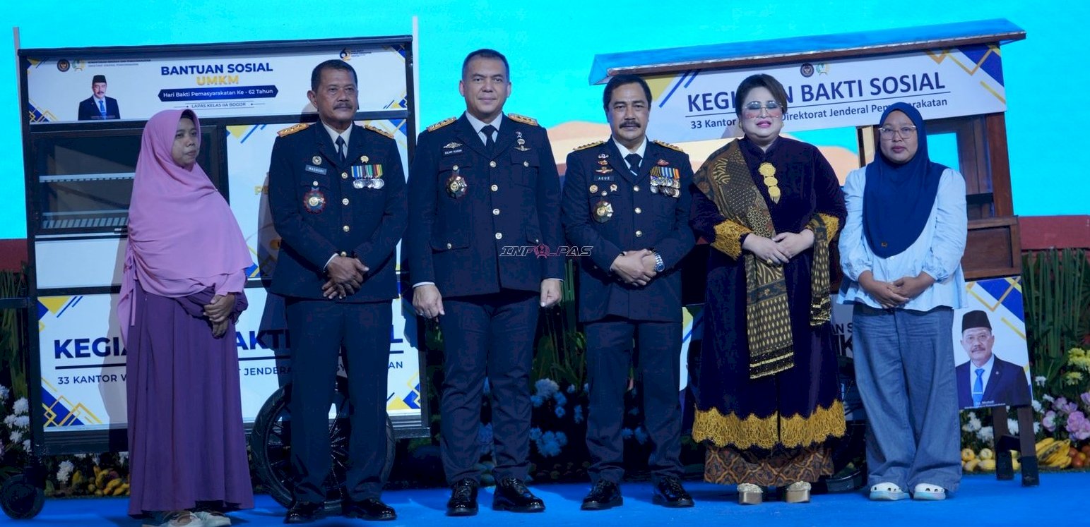 Menimipas Berikan Bantuan Gerobak untuk Keluarga Warga Binaan