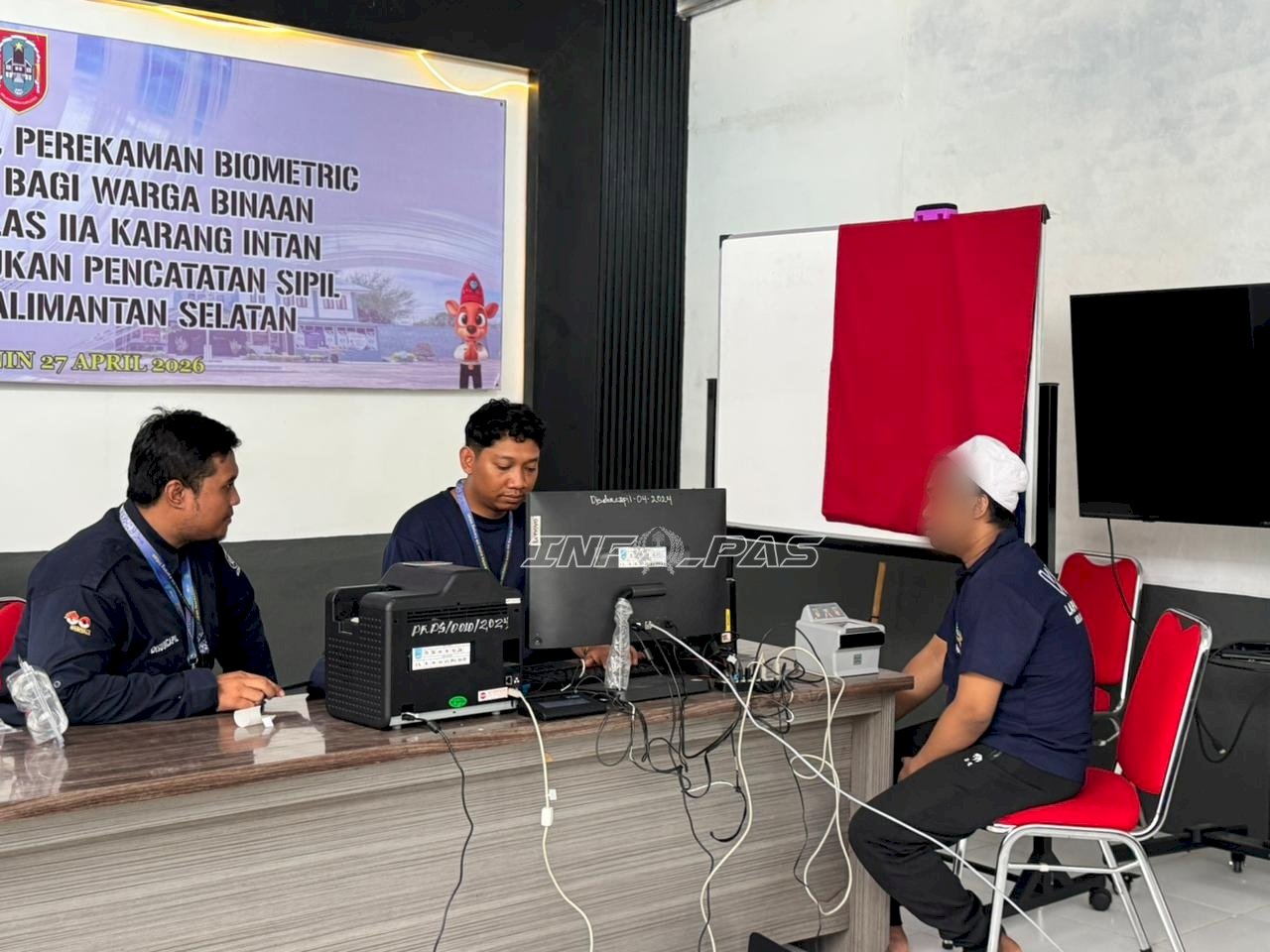 Lapas Narkotika Karang Intan Sinergi dengan Disdukcapil Fasilitasi Adminduk Warga Binaan