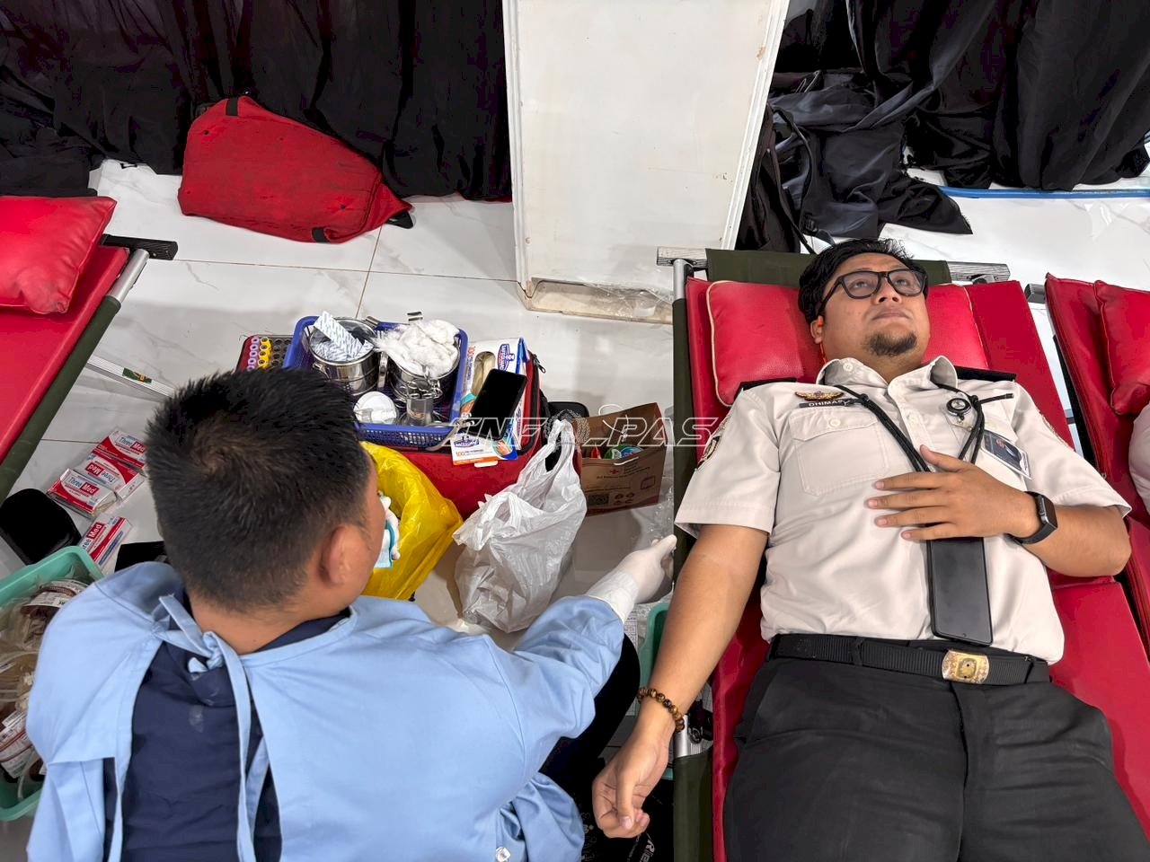 Lapas Cipinang Kontribusi Nyata Jaga Ketersediaan Darah Nasional pada HBP Ke-62