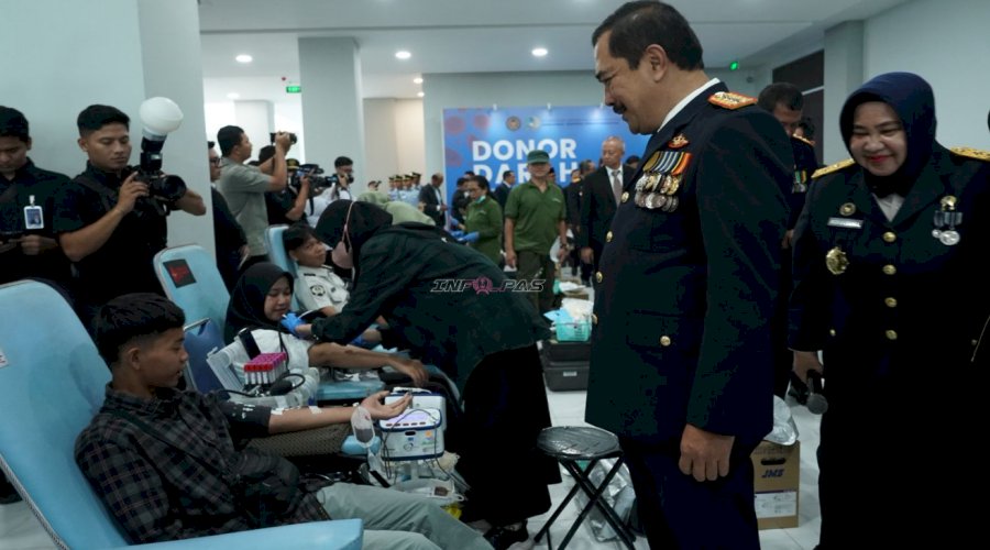 1.207 Peserta Donor Darah Meriahkan Tasyakuran HBP Ke-62